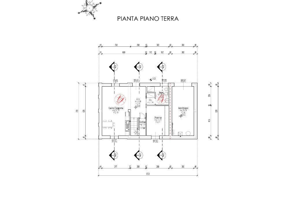 Villa Via Sasso, San Giovanni in Persiceto - planimetria 1