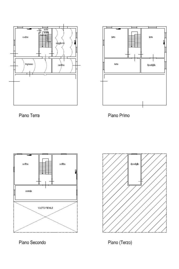 Rustico Via Carpi Ravarino, Soliera - planimetria 1