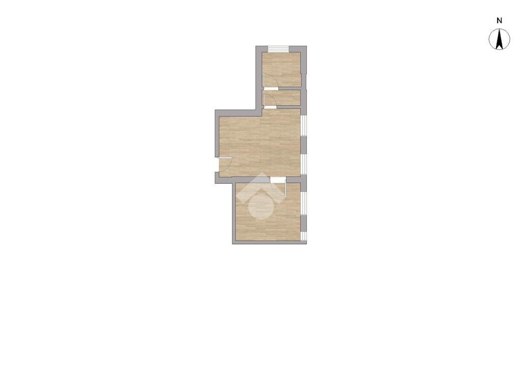 Bilocale Viale Toscana, Milano - planimetria 1