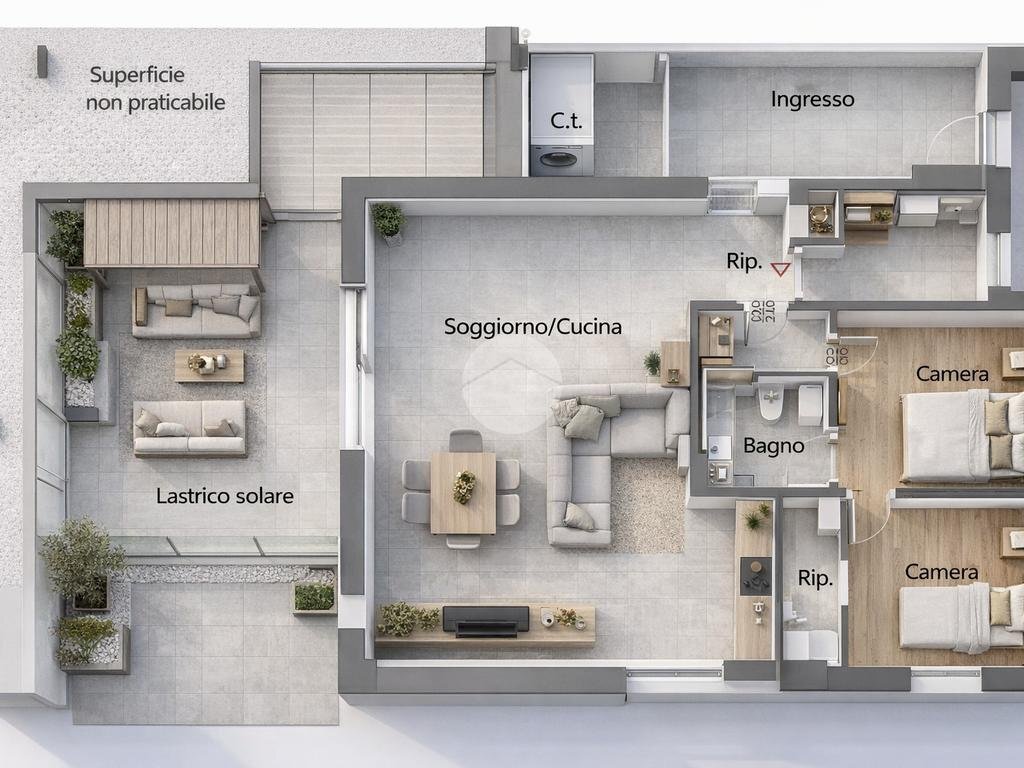 Trilocale Via Turchetta, Rimini - foto 1