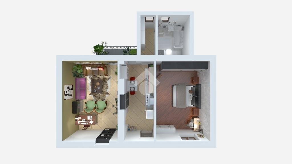 Bilocale Via Carlo Imbonati, Milano (zona Dergano) - planimetria 1