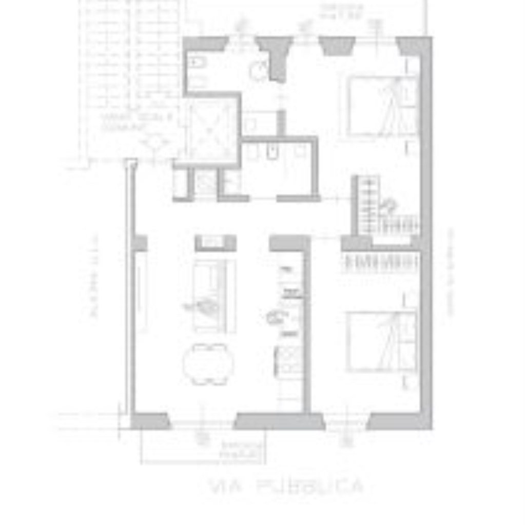 Attico Cuneo - planimetria 1