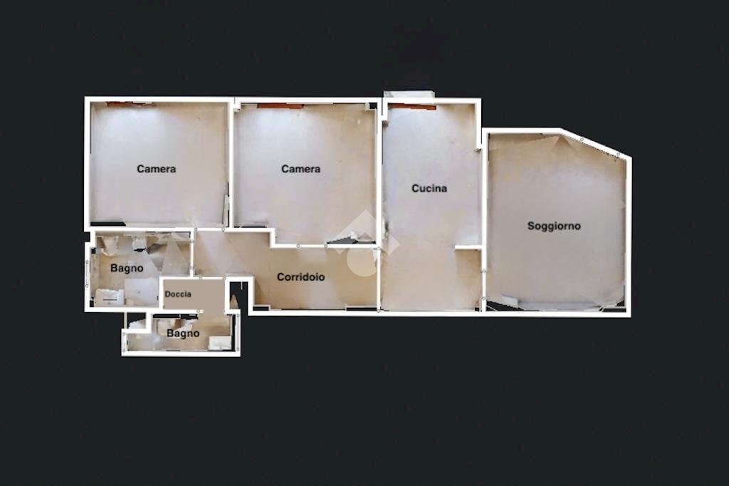 Trilocale Via Girolamo Zanichelli, Modena (zona San Faustino) - planimetria 1