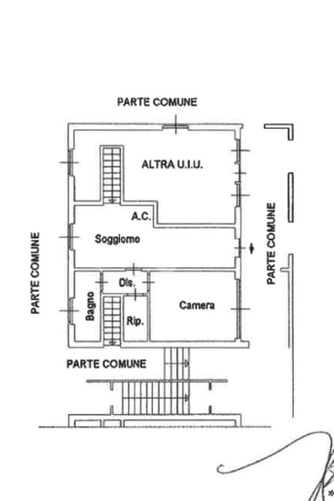 Two-room apartment Via Enrico Fermi, Vignate - floor plans 1