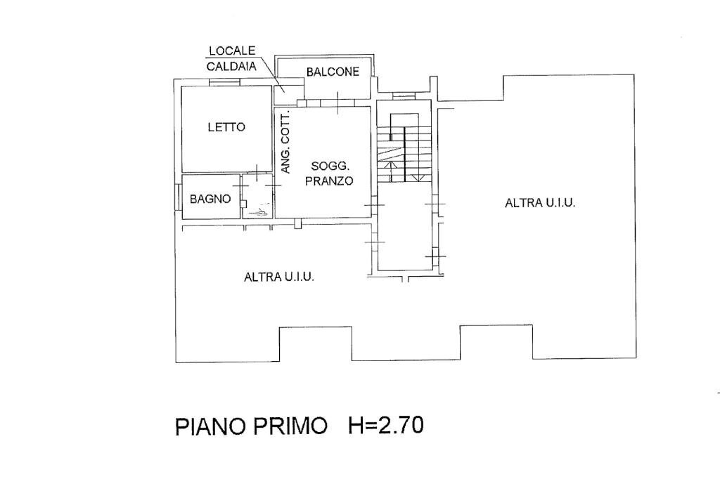 Two-room apartment via Bergamina, Gattatico - floor plans 1