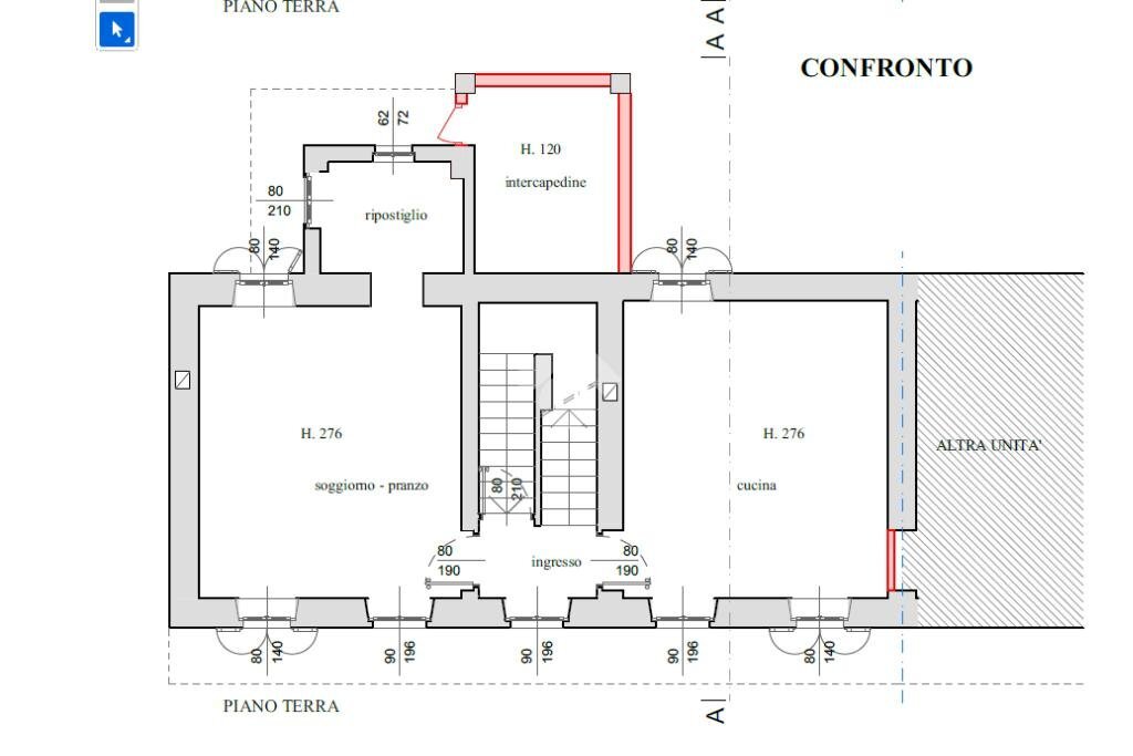 Casa indipendente Via arquello, Castelletto Sopra Ticino - planimetria 1