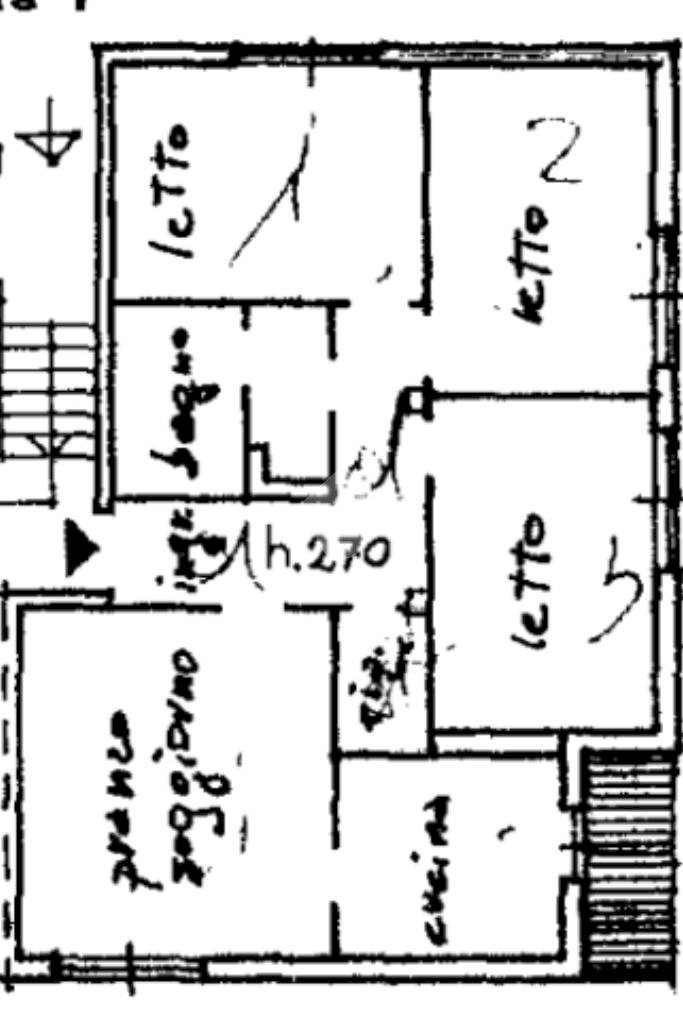 Appartamento Via Dante Alighieri, Venaria Reale - planimetria 1