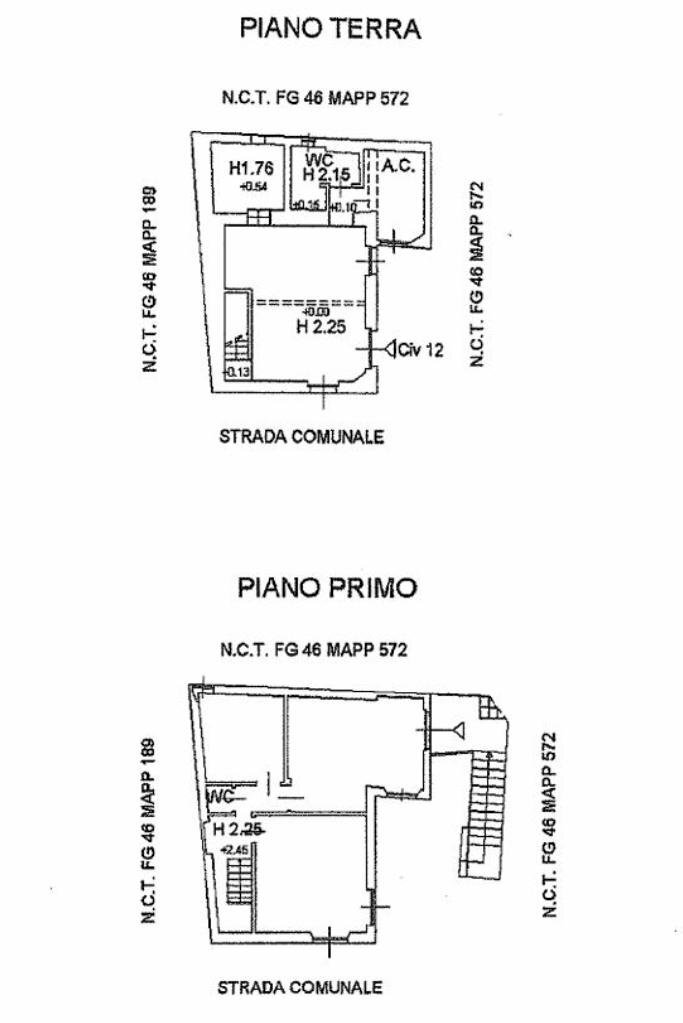 Casa indipendente Località Ternano, Valbrevenna - planimetria 1