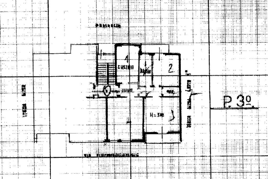 Quadrilocale Lungocurone C. Baravalle, Volpedo - planimetria 1