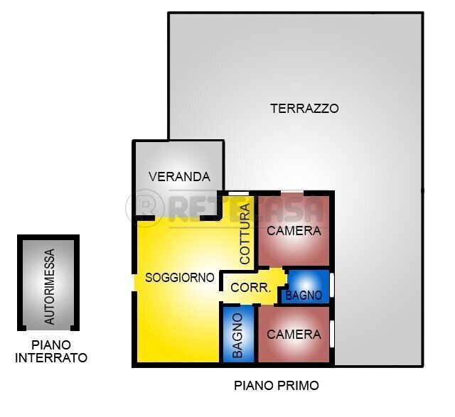 PL.COLORATA.jpg - Quadrilocale Piazzetta Monsignor G. Lorenzon 21, Vicenza - planimetria 1