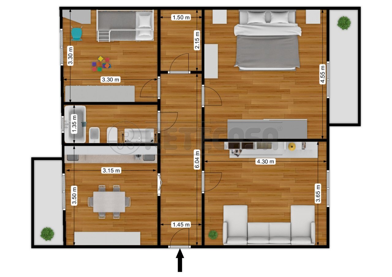 7.jpg - Trilocale Via Luigi Papagni 35, Bisceglie - foto 2