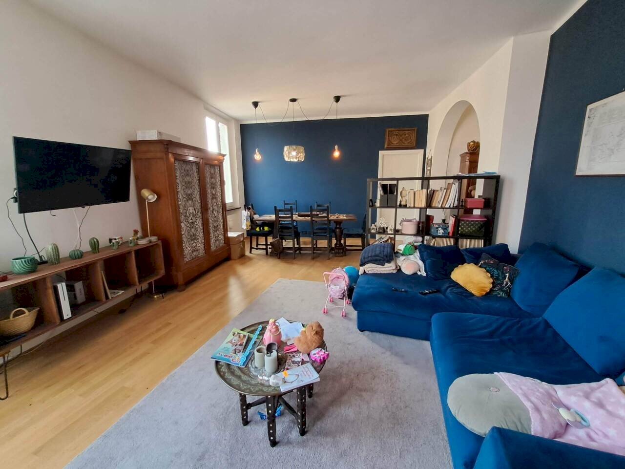 sala - Three-room apartment Borgo San Giuseppe 46, Parma (neighborhood Oltretorrente) - photo 1