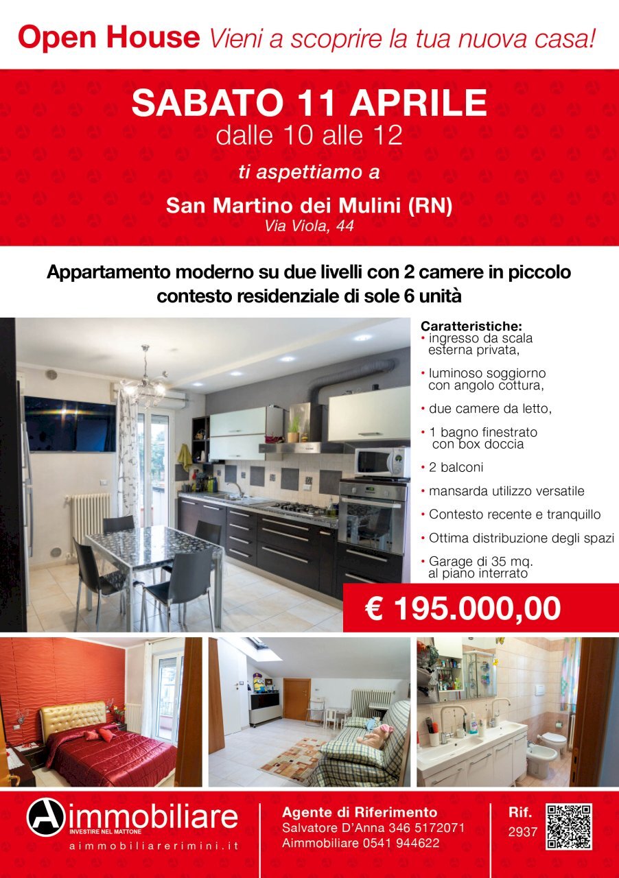 Rif 2937 Volantino Open House def (1).jpg - Quadrilocale Via Viola 44, Santarcangelo di Romagna - foto 1