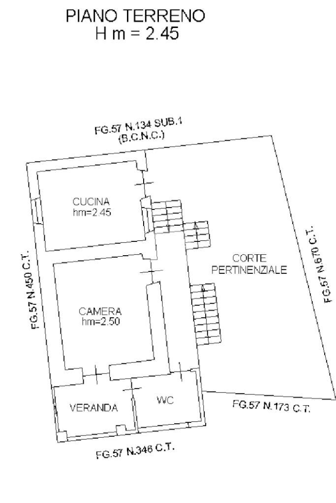 Independent house Borgata bue, Coazze - floor plans 1