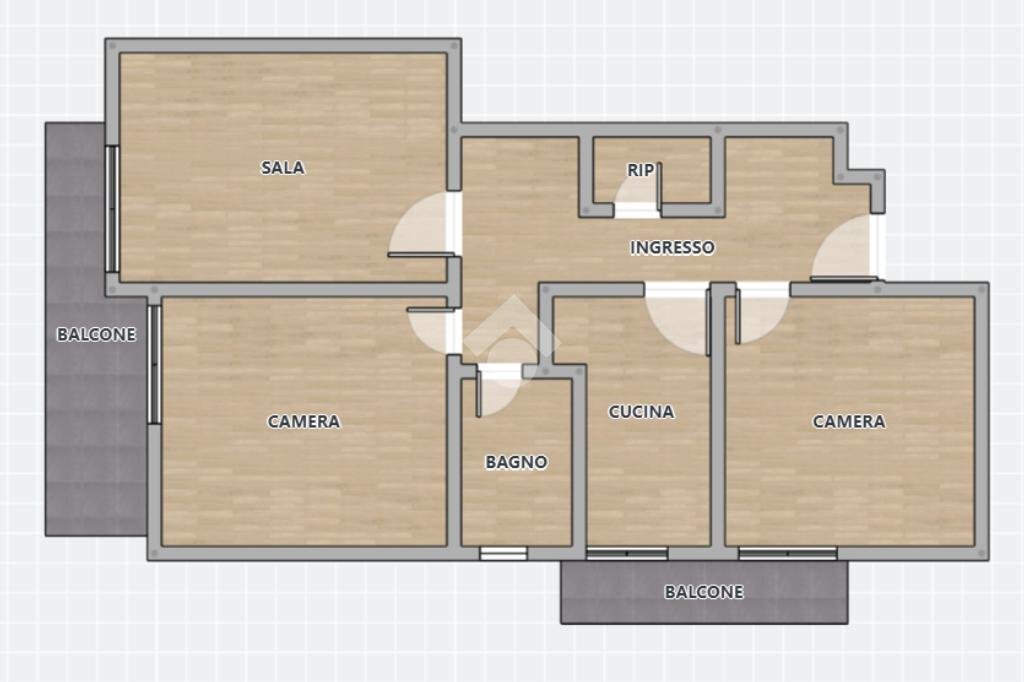 Quadrilocale Via s. chiara, Chiavari - planimetria 1