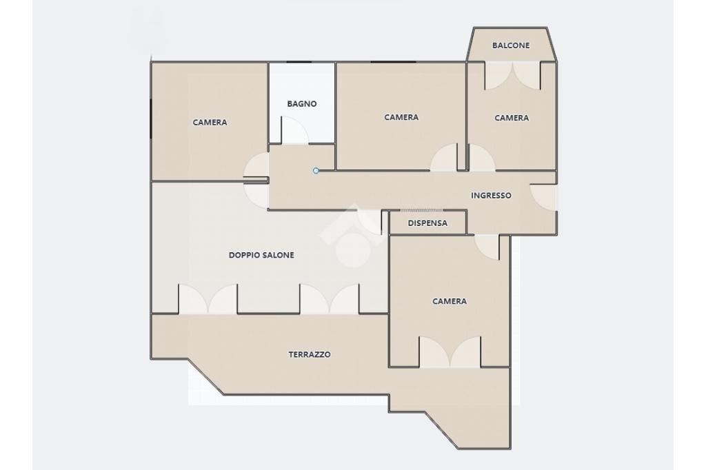 Appartamento Via Emilio Salgari, Genova (zona Pegli) - planimetria 1