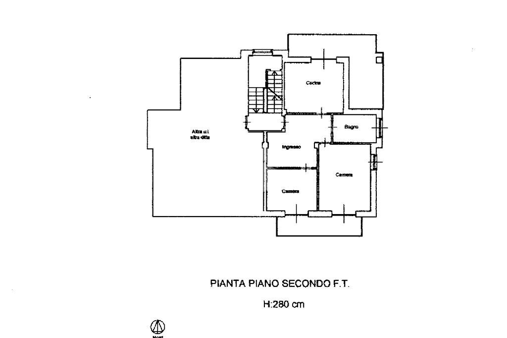 Trilocale Via Galileo Galilei, Volvera - planimetria 1