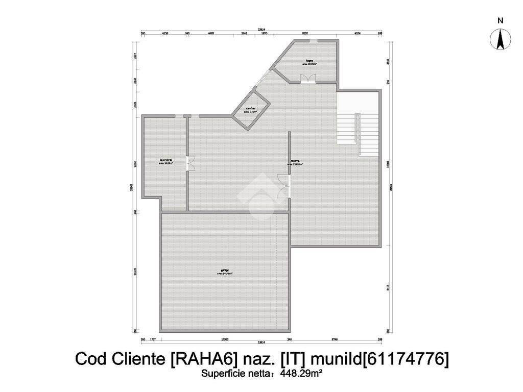 Villa a Schiera Via della Repubblica, Russi - planimetria 1