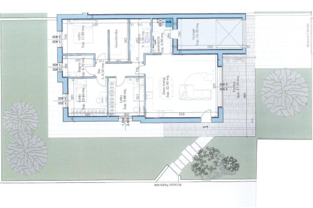 Porzione di casa Peter Benenson, Sorbolo Mezzani - planimetria 1