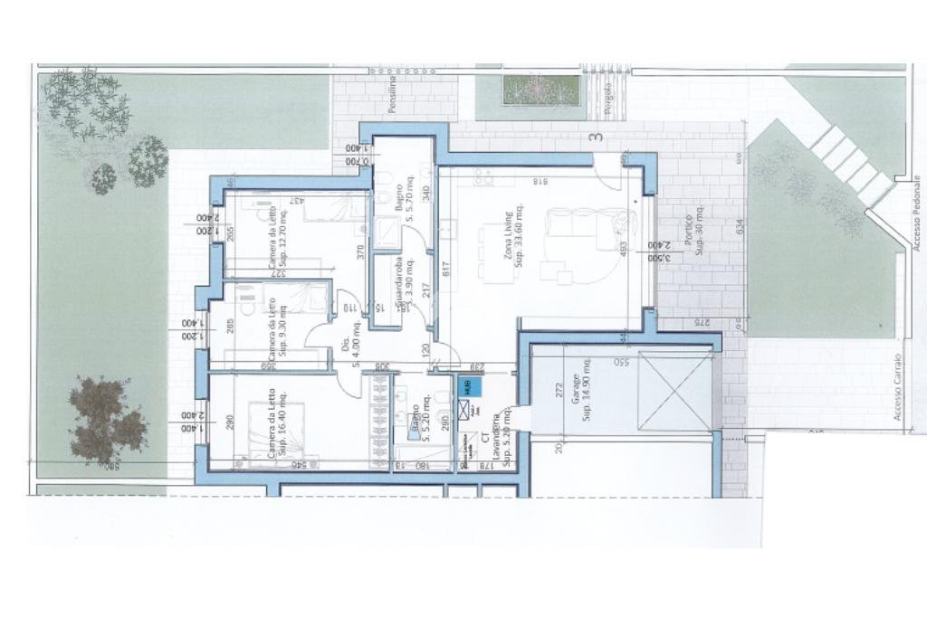 Porzione di casa Peter Benenson, Sorbolo Mezzani - planimetria 1