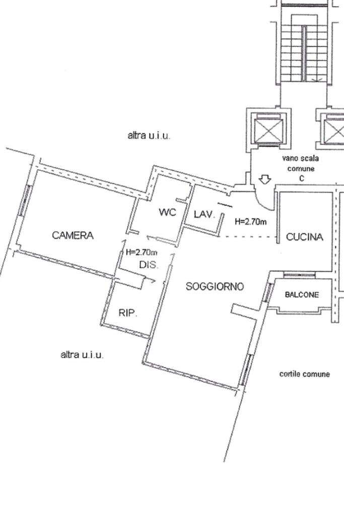 Appartamento Via Michele Novaro, Milano (zona Affori) - planimetria 1