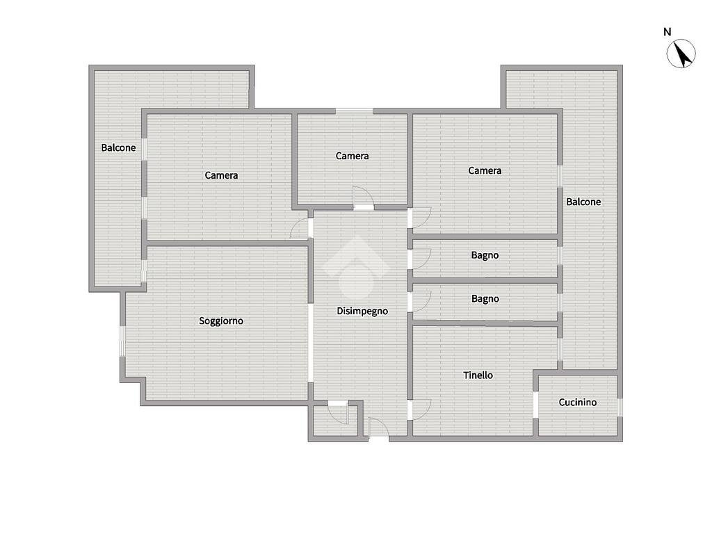 Appartamento Via Filadelfia, Torino (zona Santa Rita) - planimetria 1