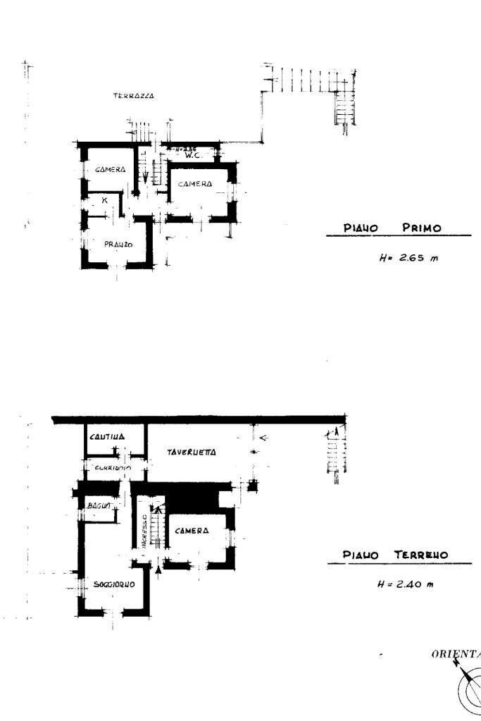 Villa Regione Duvet, Aosta - planimetria 1