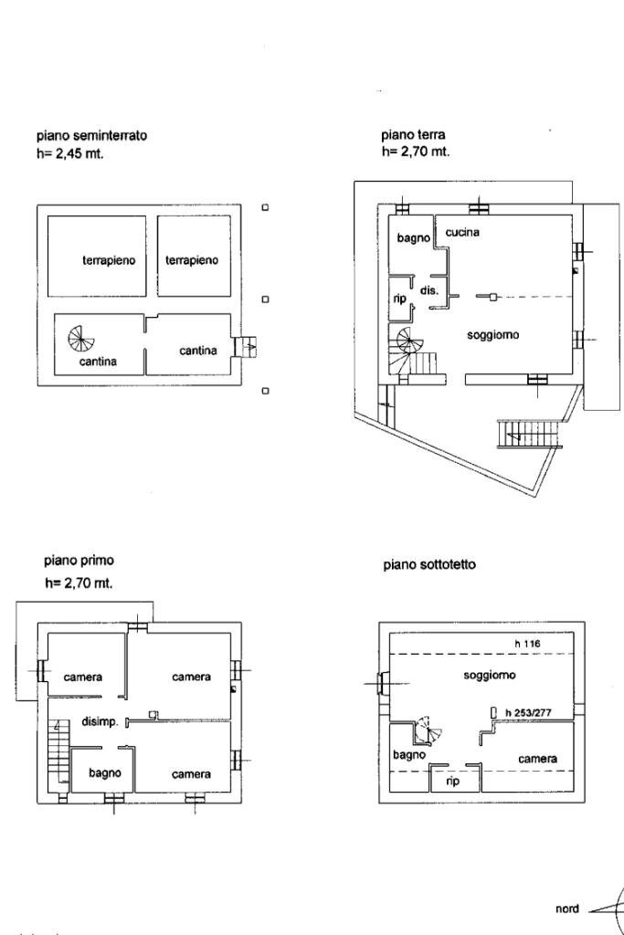 Villa Frazione Casabianca, Asti - planimetria 1