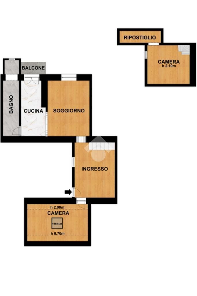 Quadrilocale Via XX Settembre, Savona (zona Centro) - planimetria 1