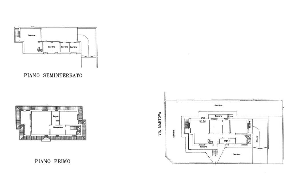Villa Via Pavia, Gorgonzola - planimetria 1