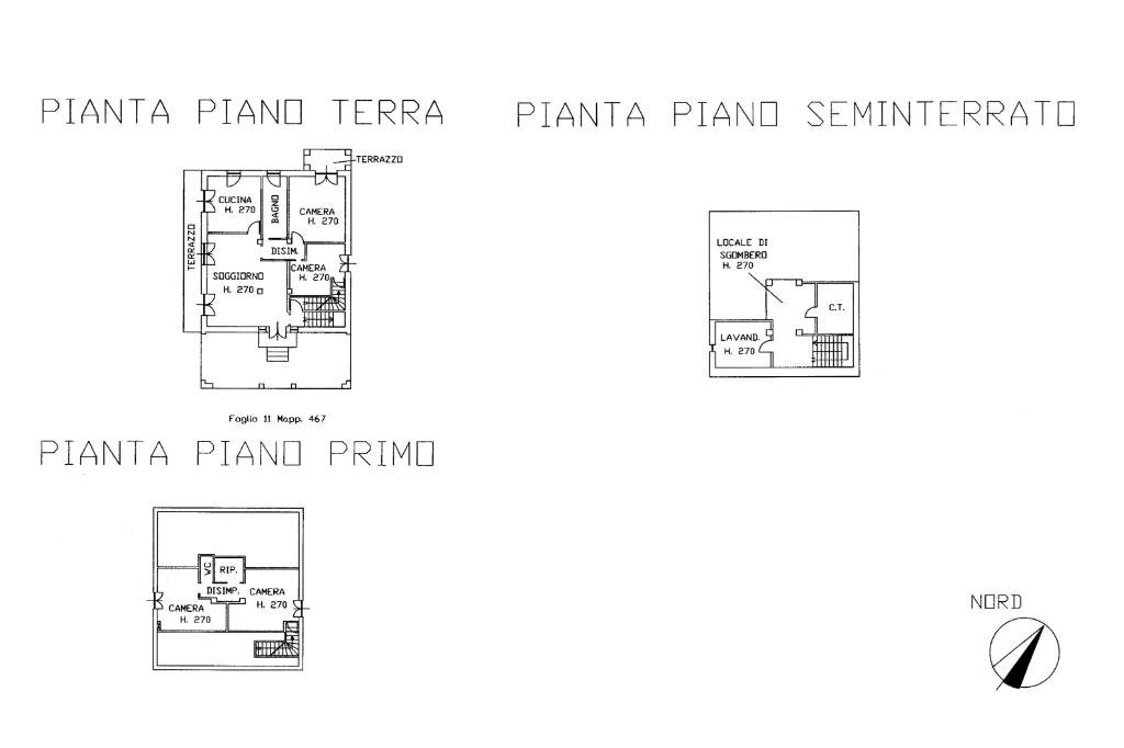Casa indipendente Regione Vallerana, Alice Bel Colle - planimetria 1