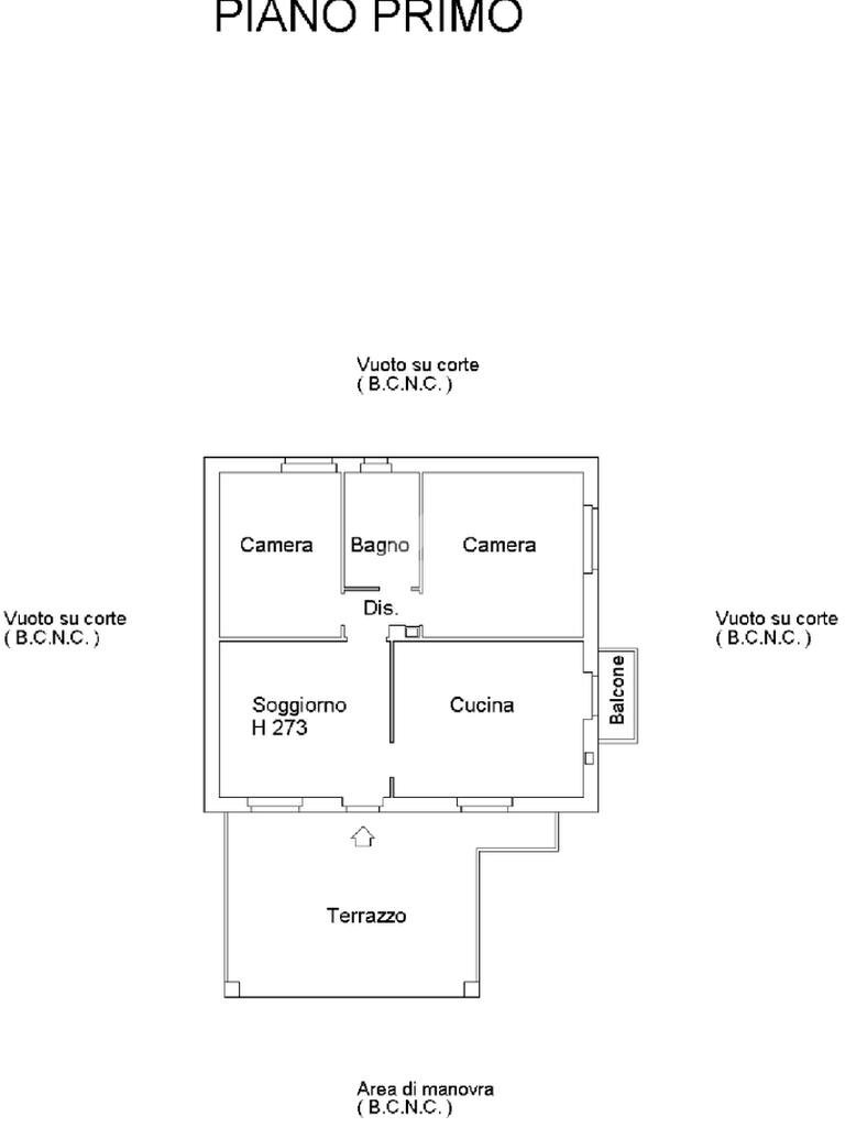 Villa Sp 100, Fabbrica Curone - planimetria 1