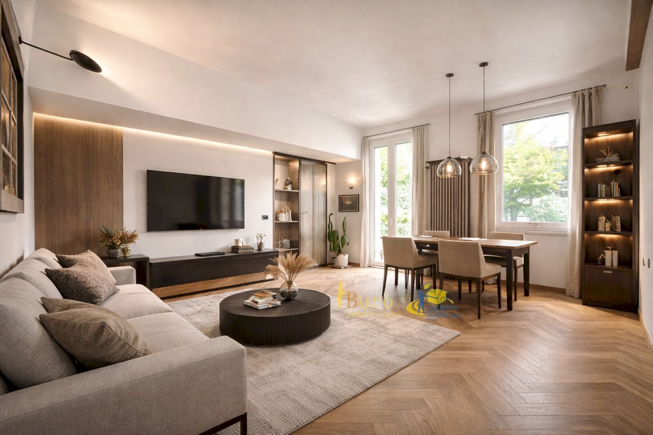 RENDERING SOGGIORNO.PNG - Three-room apartment Viale Mentana 138, Parma - photo 1