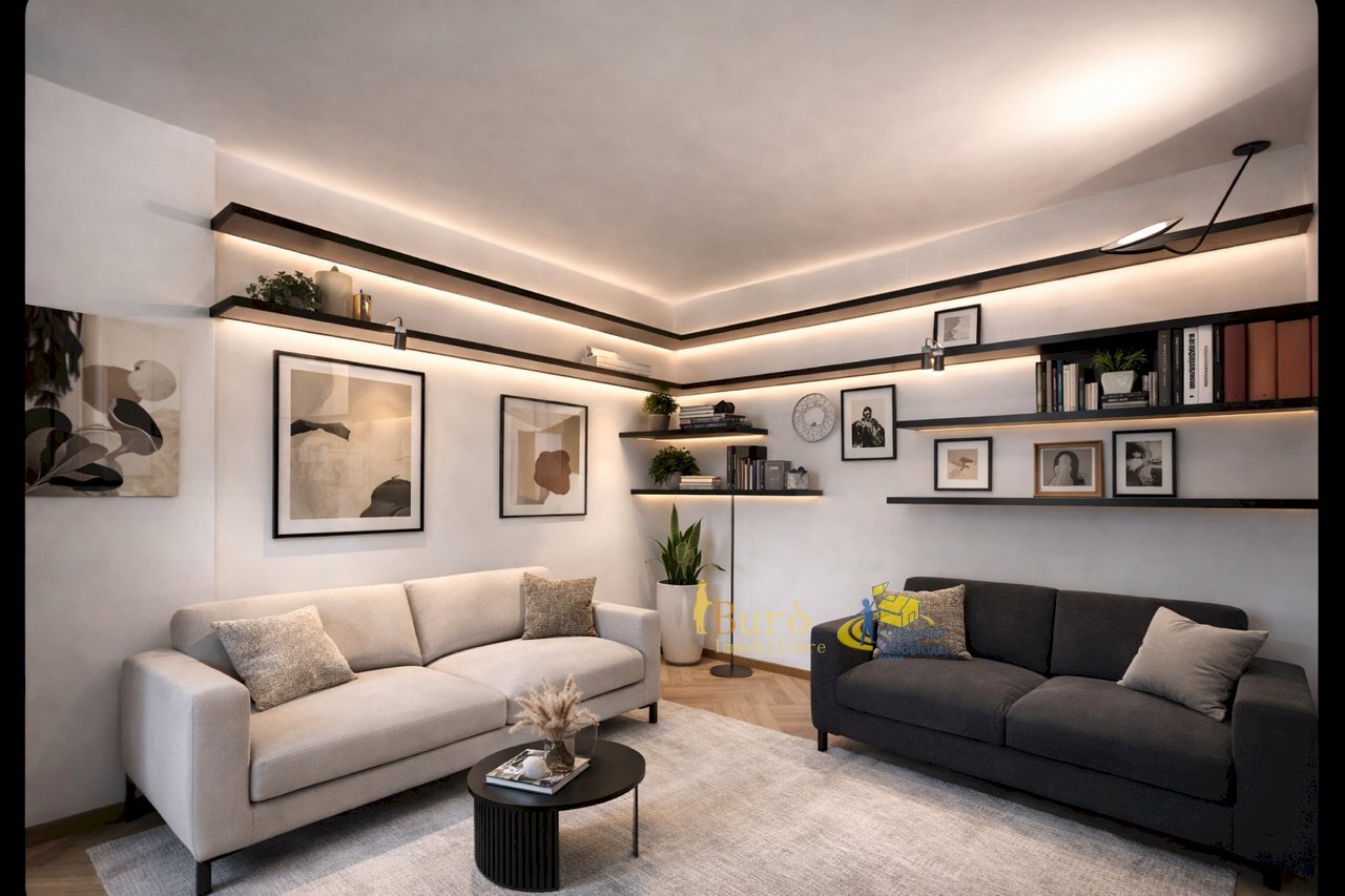 RENDERING SALOTTO.PNG - Three-room apartment Viale Mentana 138, Parma - photo 2