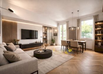 RENDERING SOGGIORNO.PNG - Three-room apartment Viale Mentana 138, Parma - photo 1