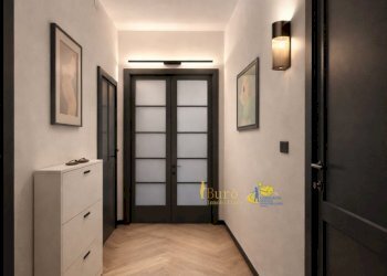 RENDERING CORRIDOIO.PNG - Three-room apartment Viale Mentana 138, Parma - photo 4
