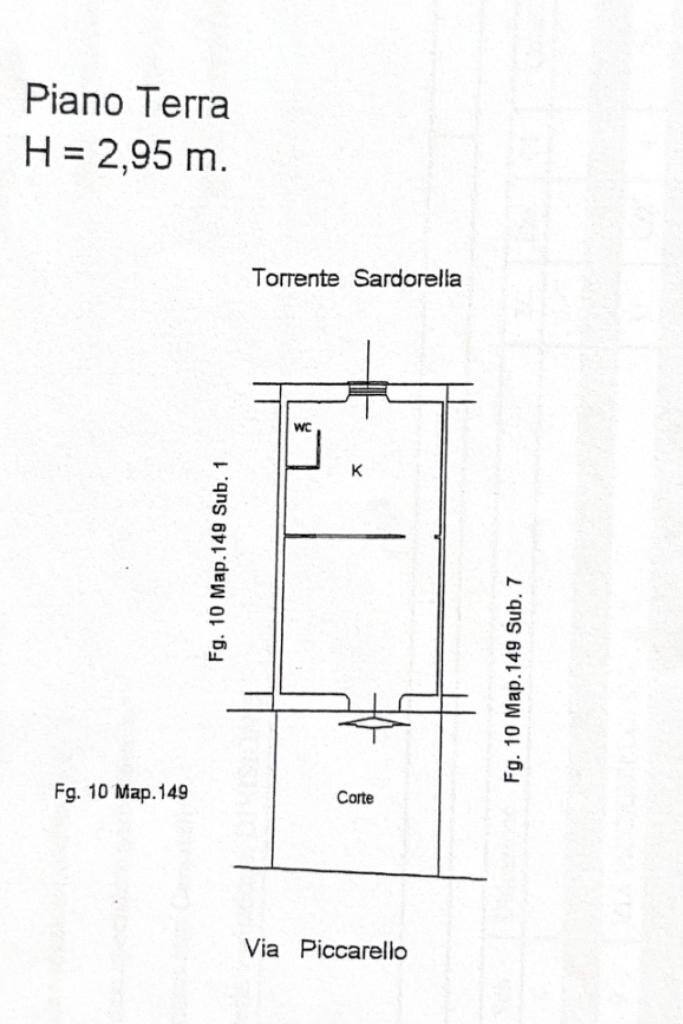 Four-room apartment Via Piccarello, Sant'Olcese - floor plans 1