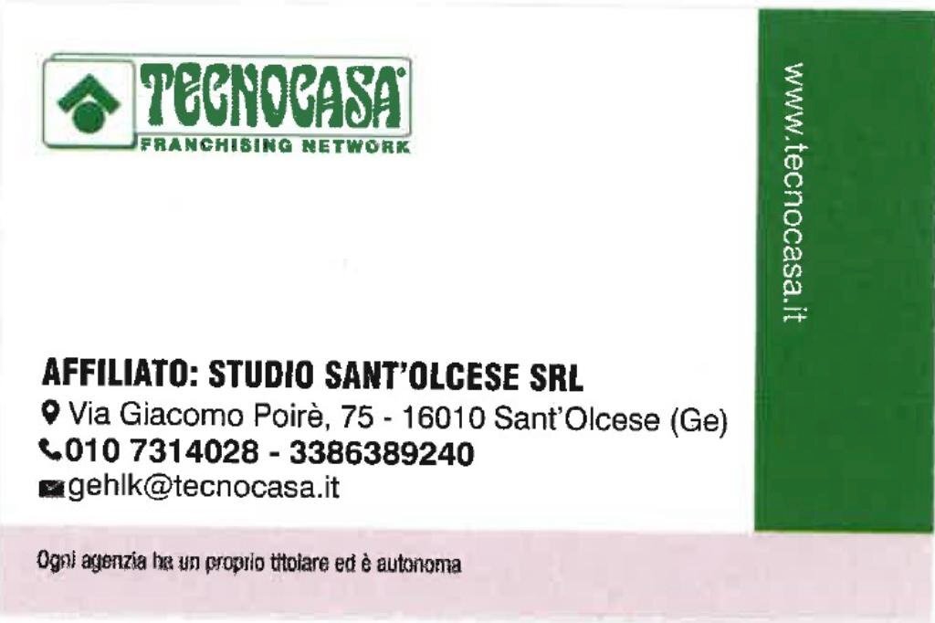 Two-room apartment Via trensasco, Sant'Olcese - floor plans 1