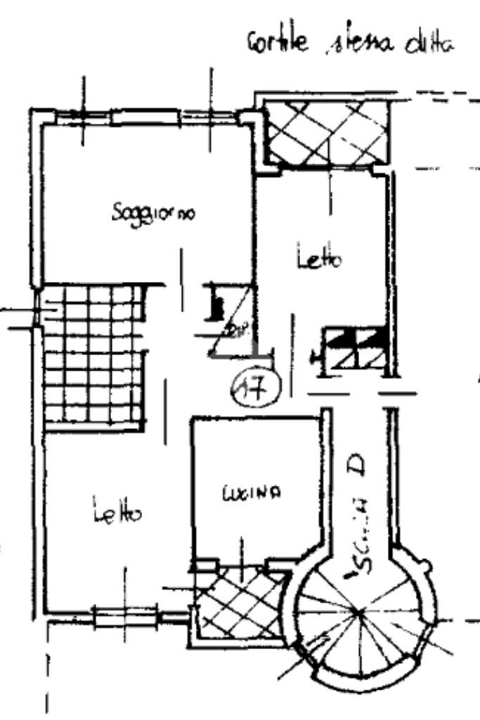 Quadrilocale Via Orbassano int., Beinasco - planimetria 1