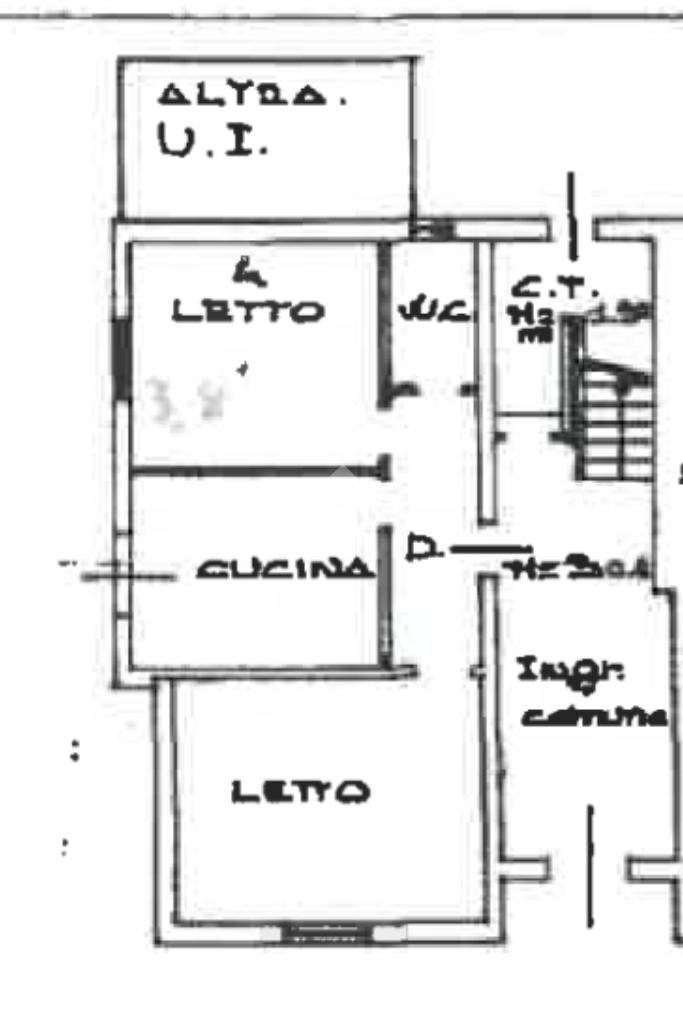 Trilocale Via Bacco, Cervia - planimetria 1