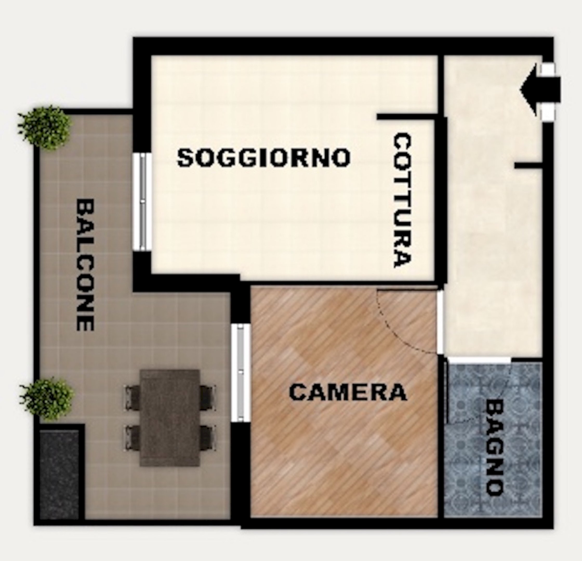 Bilocale piazza La Scafa, Lavagna - foto 1