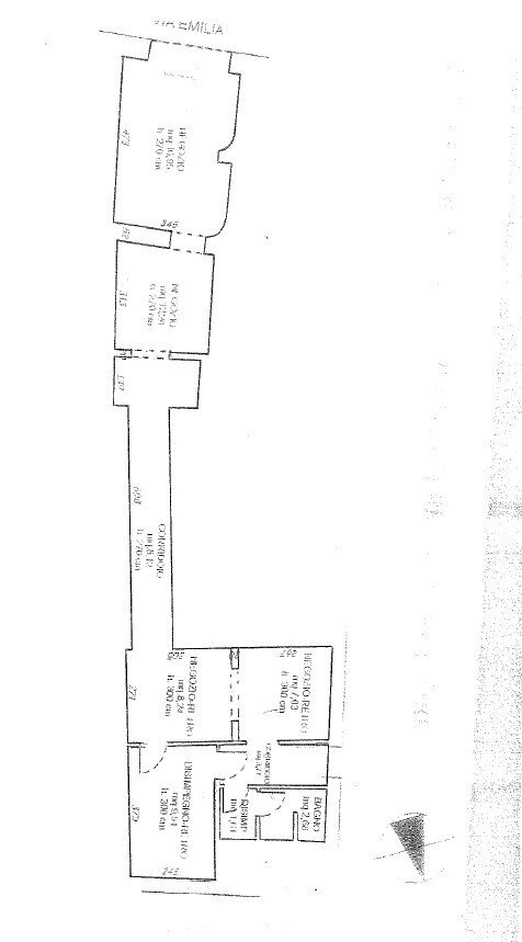Planimetria - Commercial Premises via Emilia, 146, Imola - floor plans 1