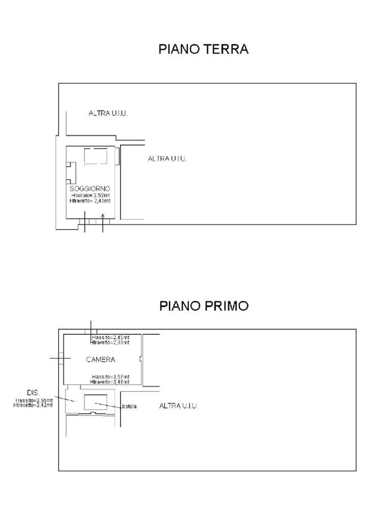 Rustico Via Stiore, Valsamoggia - planimetria 1