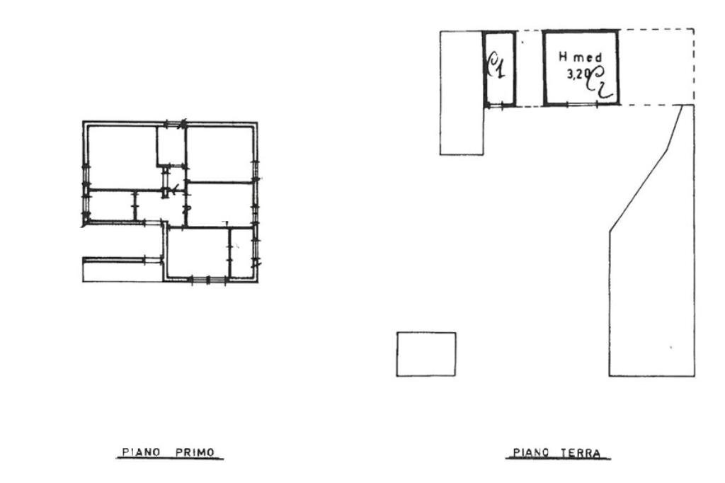 Porzione di casa Viale Roma, Vallefoglia - planimetria 1