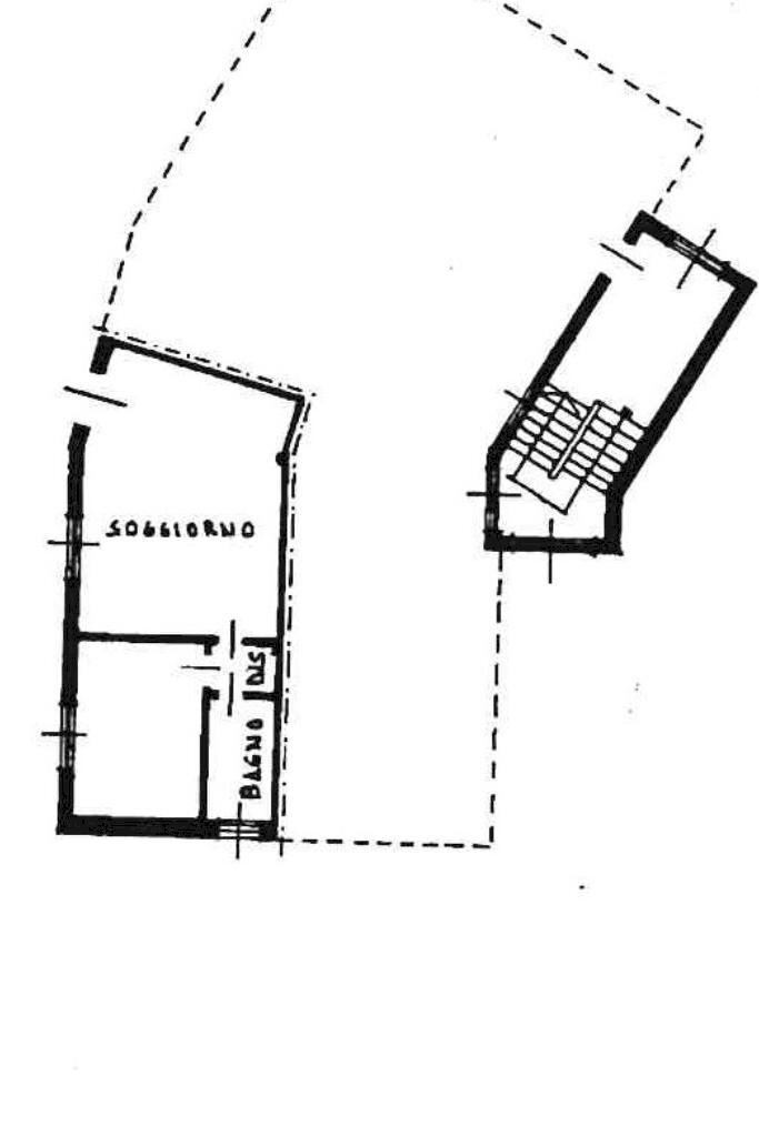 Bilocale Via della Gora, Rueglio - planimetria 1