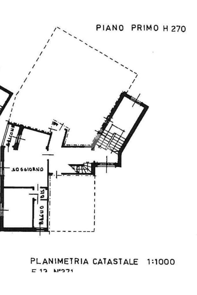 Quadrilocale Via della Gora, Rueglio - planimetria 1