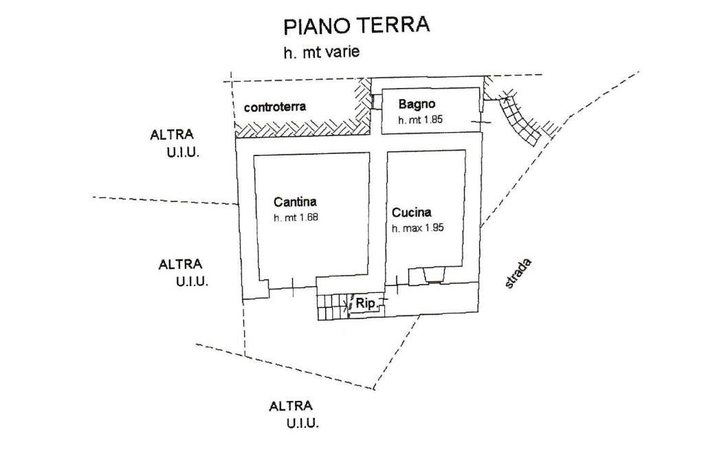 Independent house Borgata cardon, Prarostino - floor plans 1