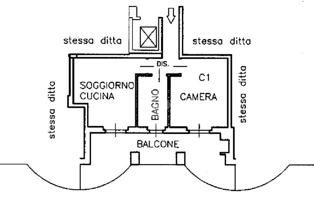 Bilocale Via amendola, Chieri - planimetria 1