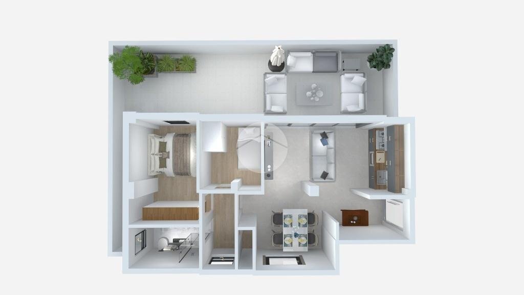 Trilocale Viale Regina Elena, Rimini - planimetria 1