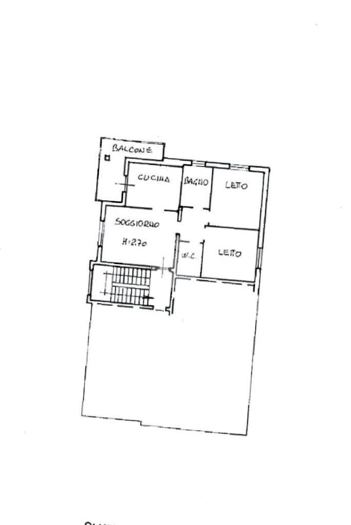 Three-room apartment Via Imperiale Superiore, Brescello - floor plans 1